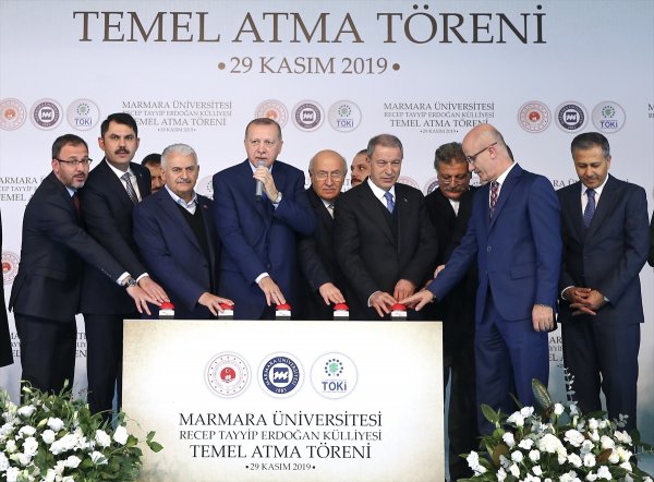 a Recep Tayyip Erdoğan Külliyesi'nin temeli atıldı