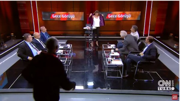 Hande Fırat canlı yayına devam edemedi