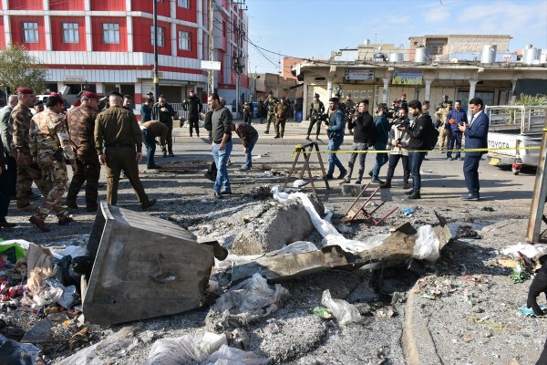 a Kerkük'te eş zamanlı 3 patlama meydana geldi