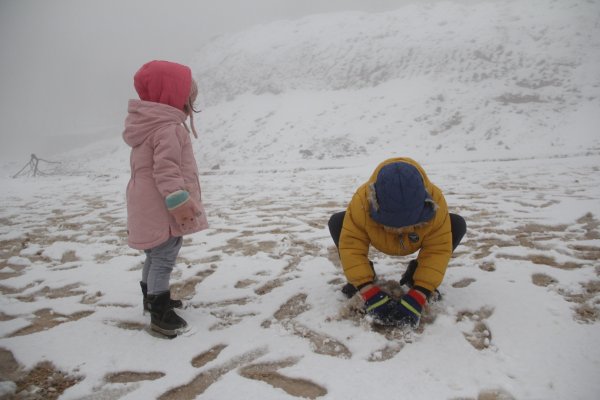 i Uludağ'da kar yağışı başladı