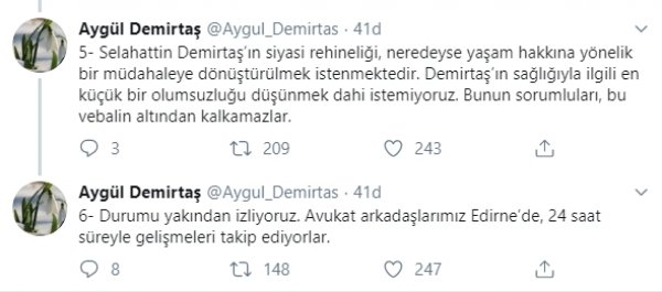 Selahattin Demirtaş kalp spazmı geçirdi