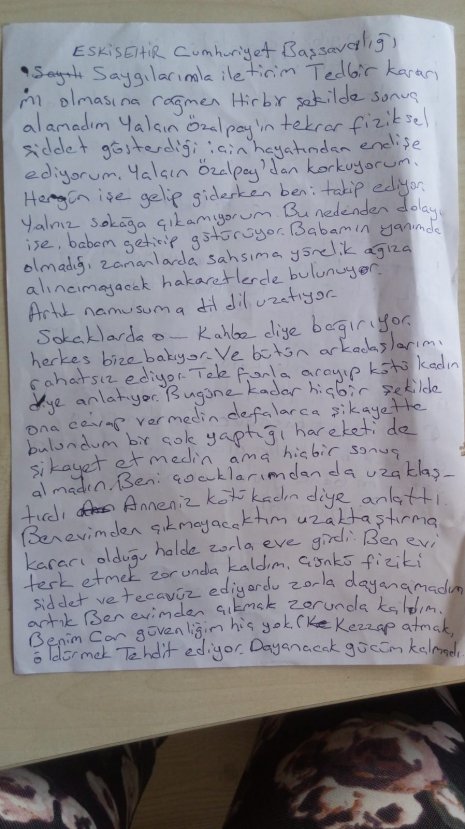 Ayşe Tuba Arslan'ın yürek burkan yeni dilekçesi