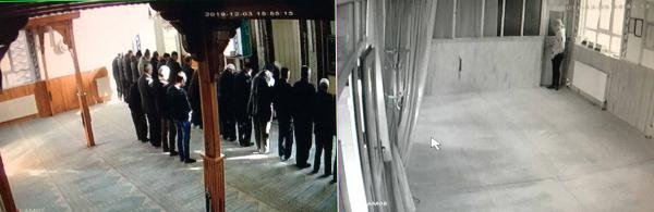 d Camide namaz kılan hırsız, telefonu alıp kaçtı