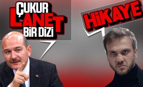 İçişleri Bakanı Soylu, bir kez daha dizilere yüklendi