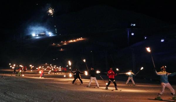 d Palandöken'de muhteşem sezon açılışı