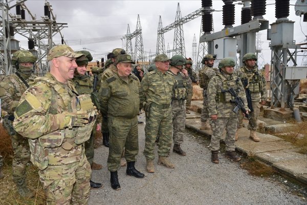 a Tel Abyad kırsalına elektrik verildi