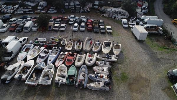 Bodrum'daki yediemin otoparkı marinaya döndü