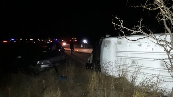 i Kayseri'de işçi servisi kaza yaptı: 2'si ağır 16 yaralı