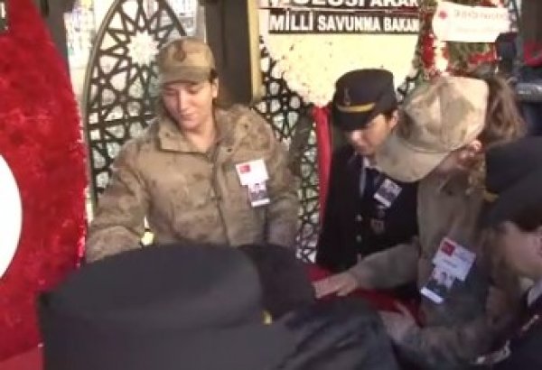 Bomba imha uzmanı şehit Esra Çevik'e veda