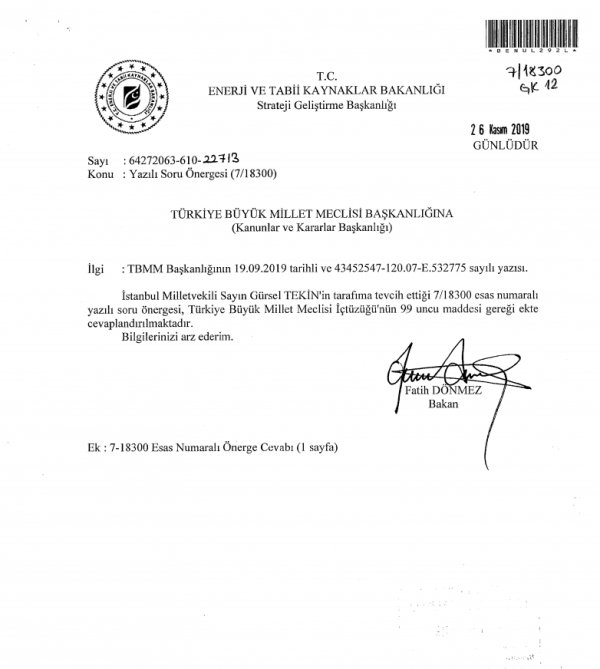 Enerji ve Tabii Kaynaklar Bakanı: Doğalgaz ucuz