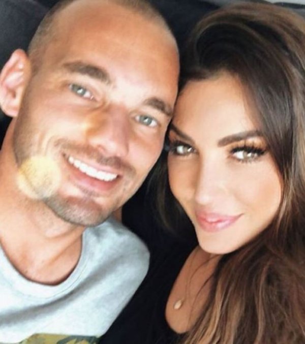 Wesley Sneijder ile Yolanthe Cabau barıştı