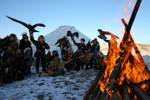 Kazakistan'da Kartal Avcılığı Turnuvası gerçekleştirildi
