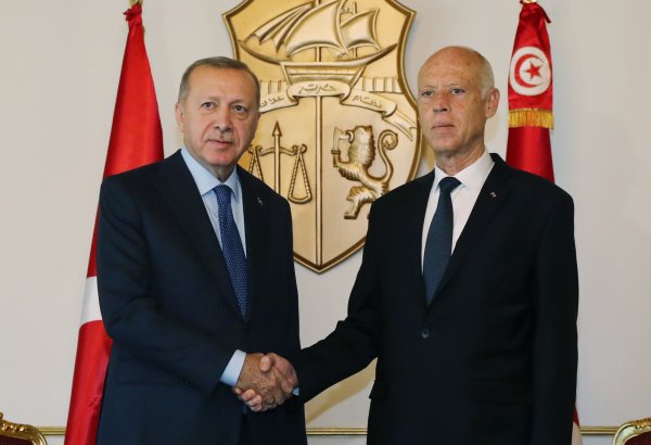 Cumhurbaşkanı Erdoğan Tunus'ta