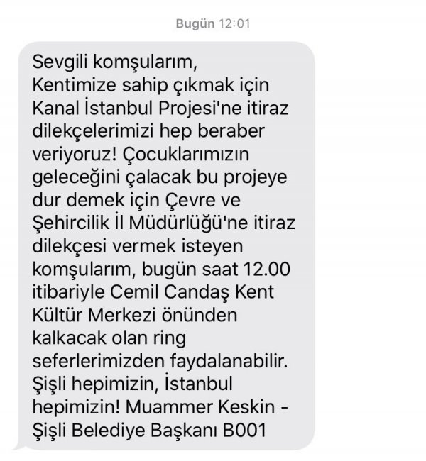 Kanal İstanbul'a itiraz kuyruğu
