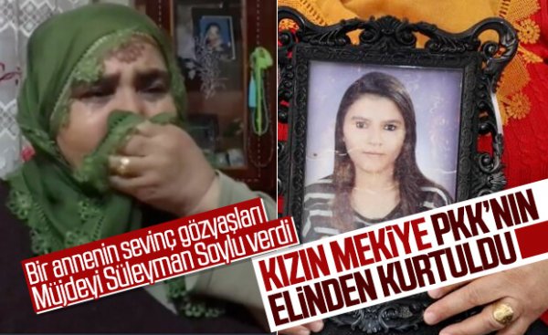 PKK'dan kaçan Mekiye ailesine kavuştu