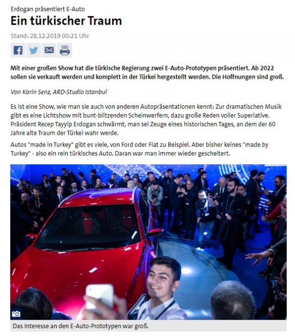 Dünya basınının gözü yerli otomobilde