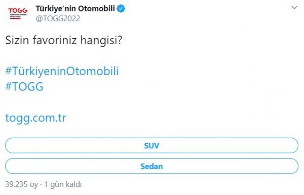 Yerli otomobilde favori SUV