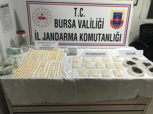 i Bursa'da uyuşturucu operasyonu