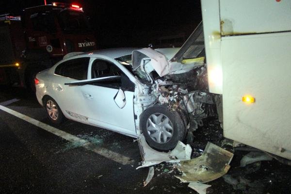 d Bolu'da zincirleme trafik kazası: 2'si ağır 3 yaralı