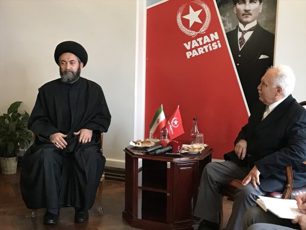 a Hamaney’in temsilcisi Amili'den Perinçek'e ziyaret