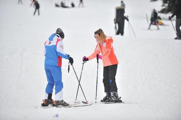 d Kayak merkezlerinde kar kalınlığı 100 santimi geçti