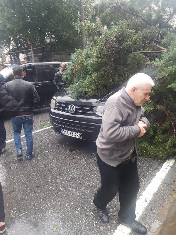 İstanbul'da şiddetli rüzgar