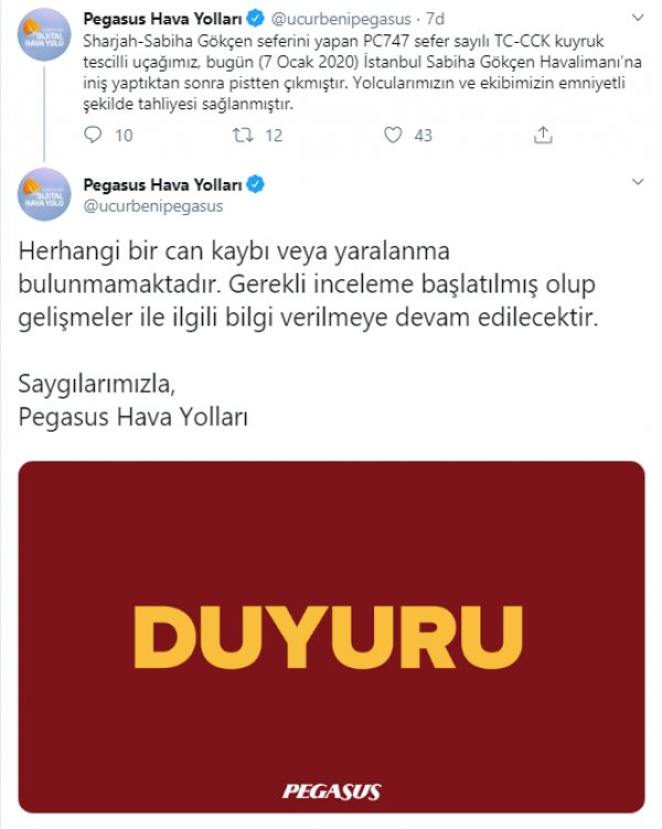 Sabiha Gökçen'de yolcu uçağı pistten çıktı