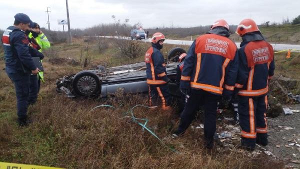 d Otomobil takla attı, ehliyetsiz genç öldü