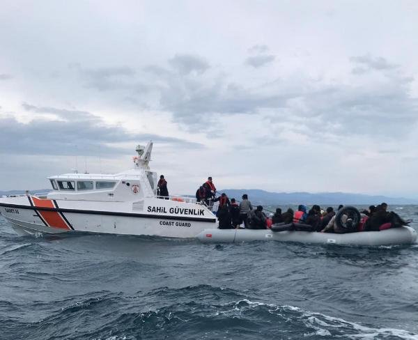 d Çanakkale'de 92'si çocuk, 193 kaçak göçmen yakalandı