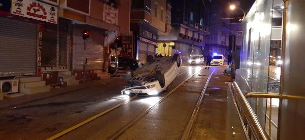 Polisin 'dur' ihtarına uymayan sürücünün ehliyeti çıkmadı