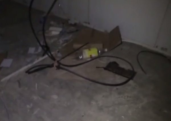 Tel Abyad'da 12 kilometrelik tünele konteyner oda