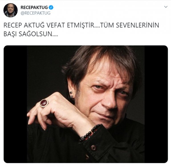 Recep Aktuğ hayatını kaybetti