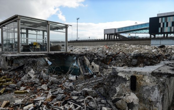 i Atatürk Havalimanı kargo bölümünde yıkım bitti
