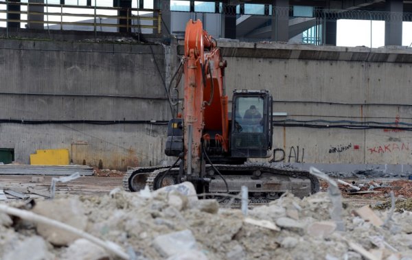i Atatürk Havalimanı kargo bölümünde yıkım bitti