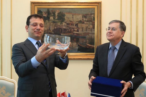 ABD Ankara Büyükelçisi, İmamoğlu'nu ziyaret etti