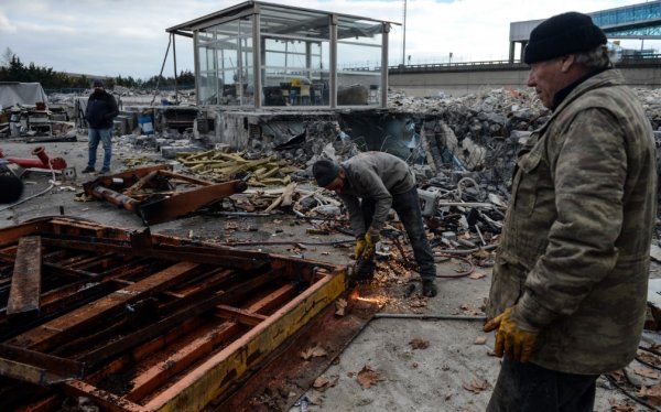 i Atatürk Havalimanı kargo bölümünde yıkım bitti