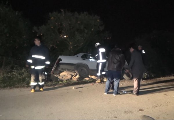 i Antalya'da bir araç şarampole düştü: 1 ölü 1 yaralı