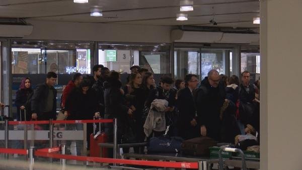 d Havada karada yarıyıl tatili trafiği