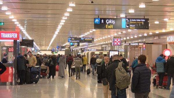 d Havada karada yarıyıl tatili trafiği