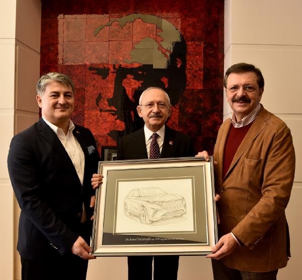 d Kılıçdaroğlu, TOGG heyetini kabul etti