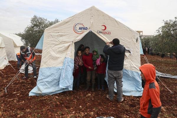 Suriyeliler için 9 kamp alanı kuruldu