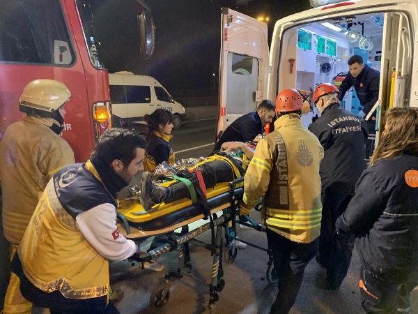 14 yaşındaki sürücü kaza yaptı, bacağı koptu