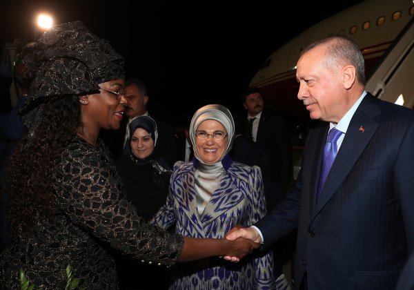 Cumhurbaşkanı Erdoğan Senegal'de