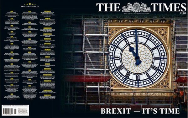 İngiliz gazeteleri Brexit için ikiye bölündü