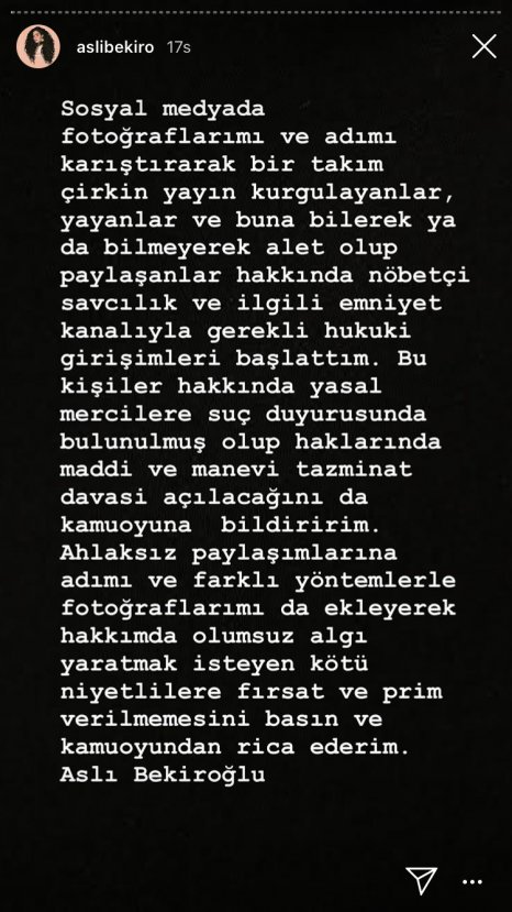 Aslı Bekiroğlu'dan ifşa görüntüleri hakkında açıklama