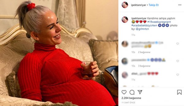 İpek Tanrıyar'dan hamile pozu
