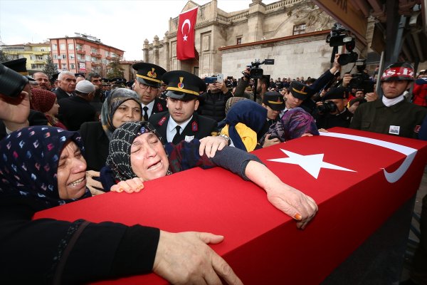 a Aksaray şehidini uğurladı