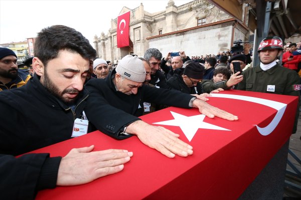 a Aksaray şehidini uğurladı