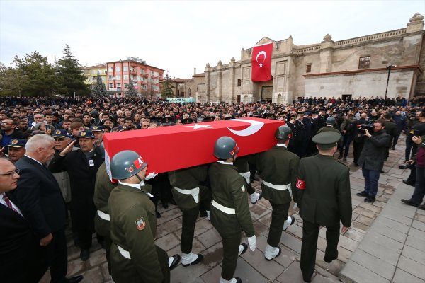a Aksaray şehidini uğurladı