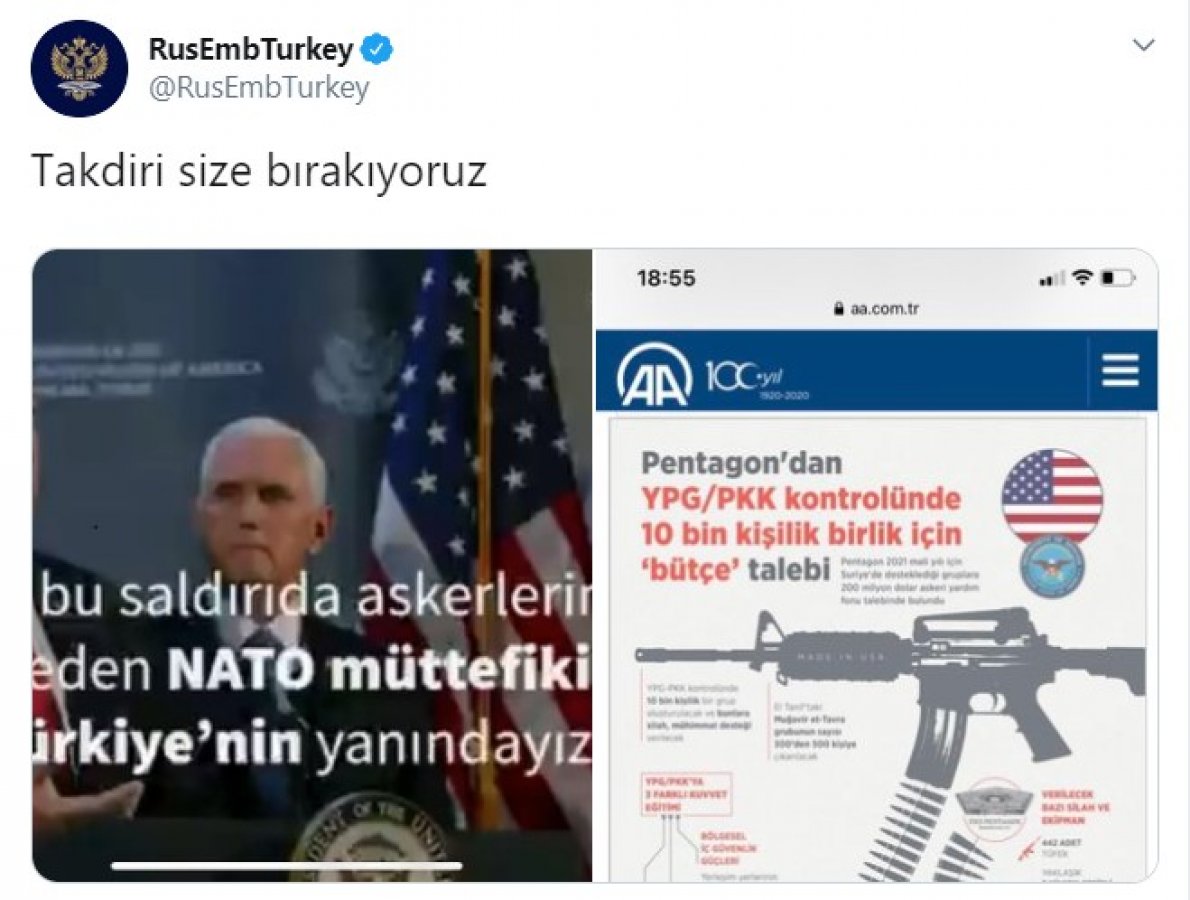 ABD Büyükelçiliği'nden videolu İdlib paylaşımı